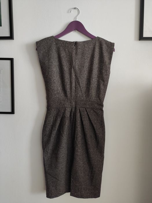 Sukienka elegancka Warehouse XS 34 8 tulipan na zimę jesień gruba