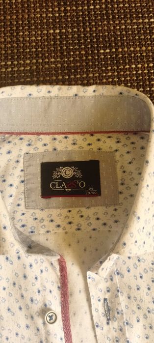 Koszula męska z długim rękawem rozmiar 39/40 M