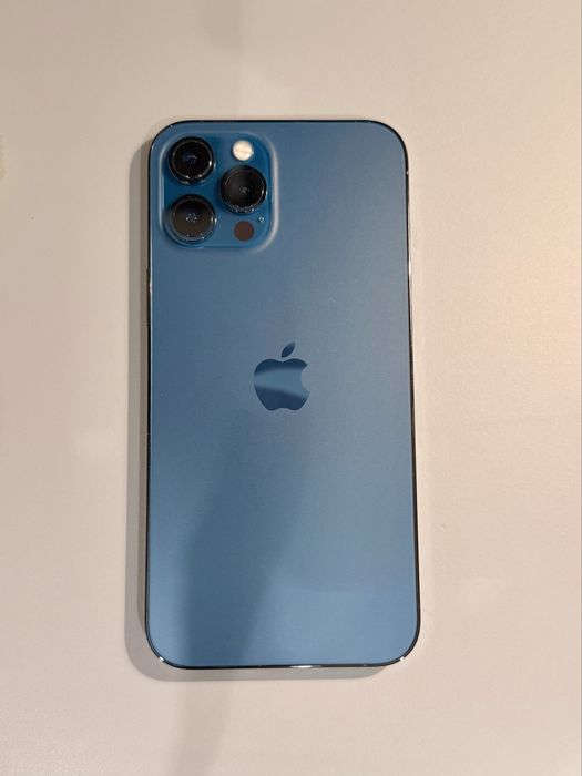 美品 iPhone 12 Pro Max 128GB Pacific Blue Apple iPhone 12 Pro Max 128GB Pacific Blue 5G - Smartfony i