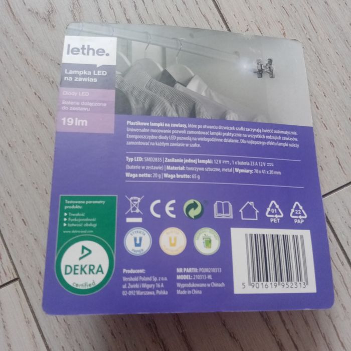 Lampka Led na zawias