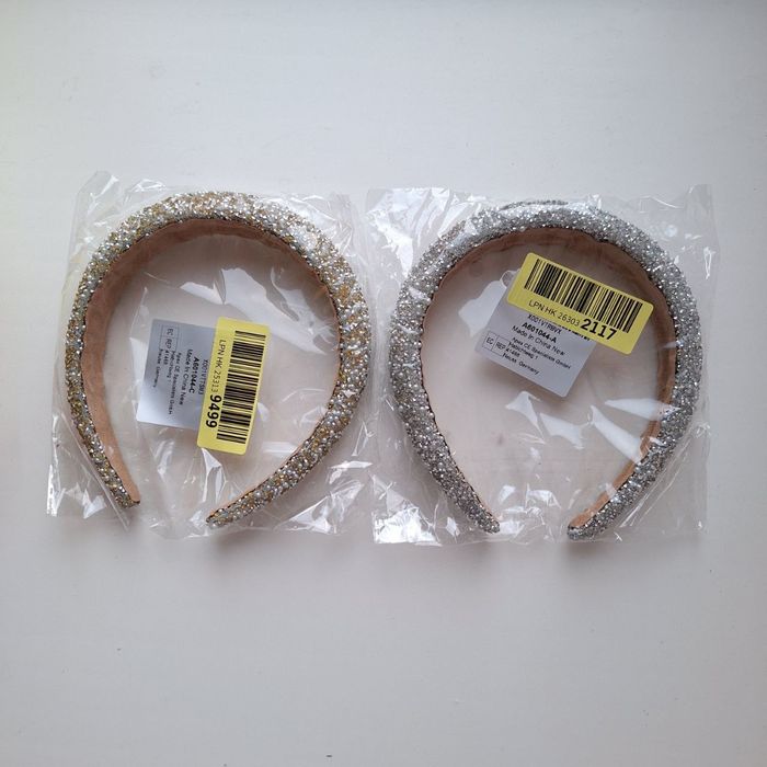 Обруч для волосся з камінчиками