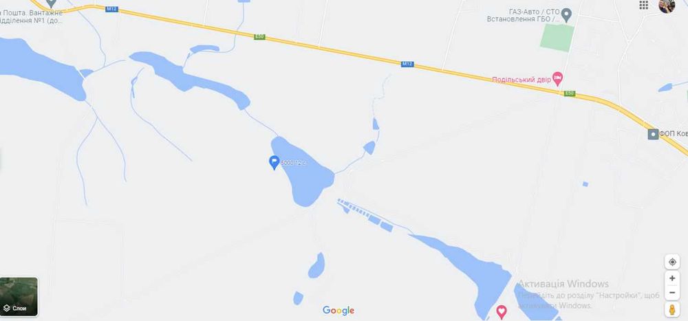 Продається земельна ділянка біля ставка в Якушинцях