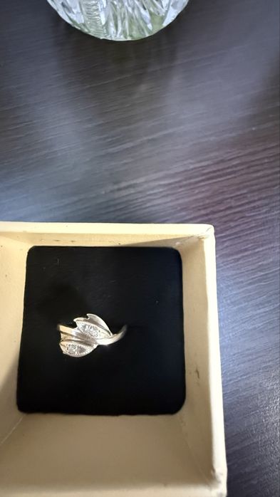 Срібна каблучка з ажурним орнаментом (925 проба)