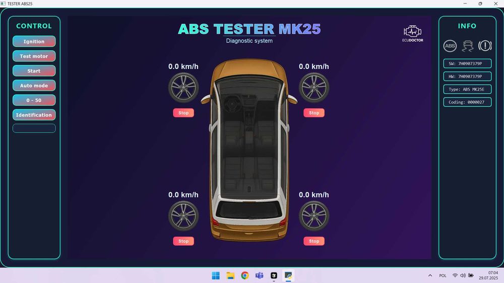 Pompa hamulcowa ABS naprawa regeneracja 1130 Transporter T5