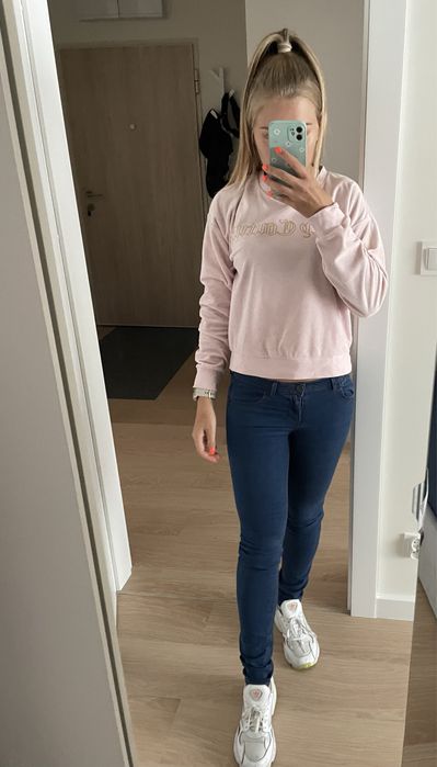 Niebieskie jeansy Pull & Bear XS, 34