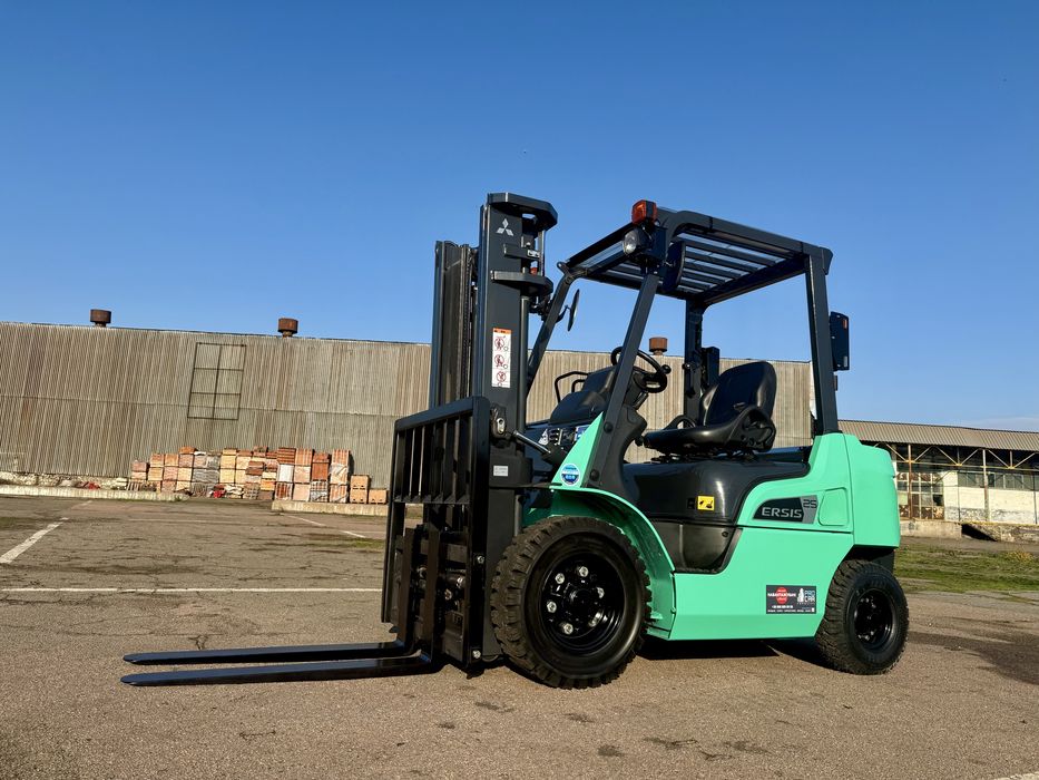 Навантажувач вилковий Mitsubishi KFGE25 ERSIS вилочный погрузчик,кара