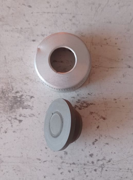 Butelka szklana kroplówka PRL wojskowa