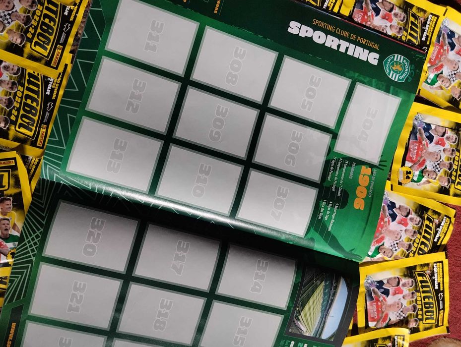 Álbum de cromos 23/24 com 70 saquetas