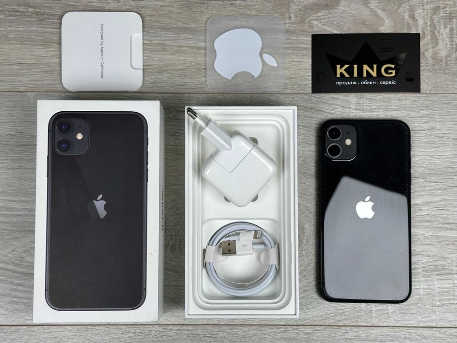 Apple iPhone 11 - 128GB - Black Neverlock Акумулятор 100% №197