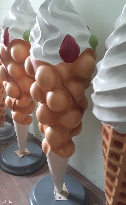 Reklama lodów 3D 2 metry/Spektakularna reklama lodów/Reklama lodów