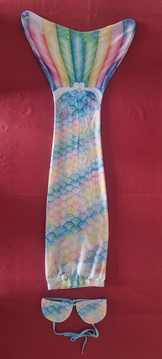 Vestido de Sereia menina 9 anos 135-150 cms