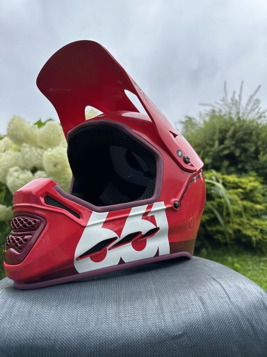 Kask FullFace 661 czerwony roz. S