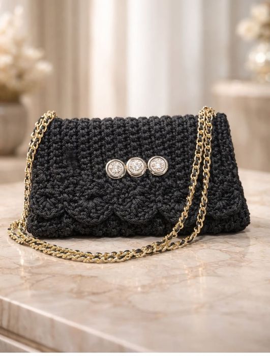 Bolsa Crochê Artesanal