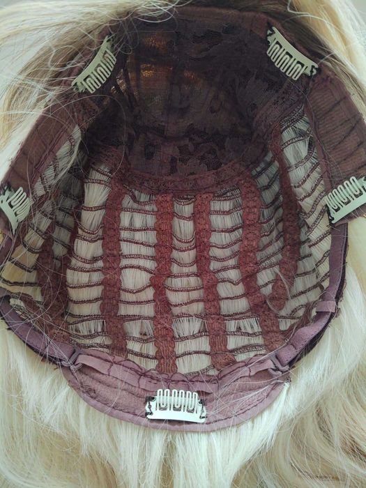 Peruka blond ombre długość 40 cm long bob
