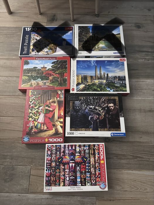 Puzzle 1000, 1500, 2000 szt