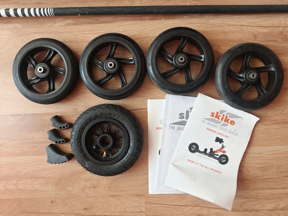 Nartorolki Skike V7 Fix Cross | 2 zestawy kół