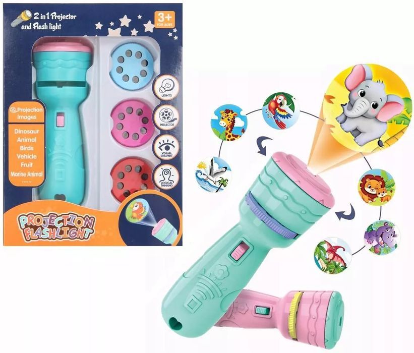 Lampka projektor Trifox wielokolorowy. Trifox. Nowy Produkt