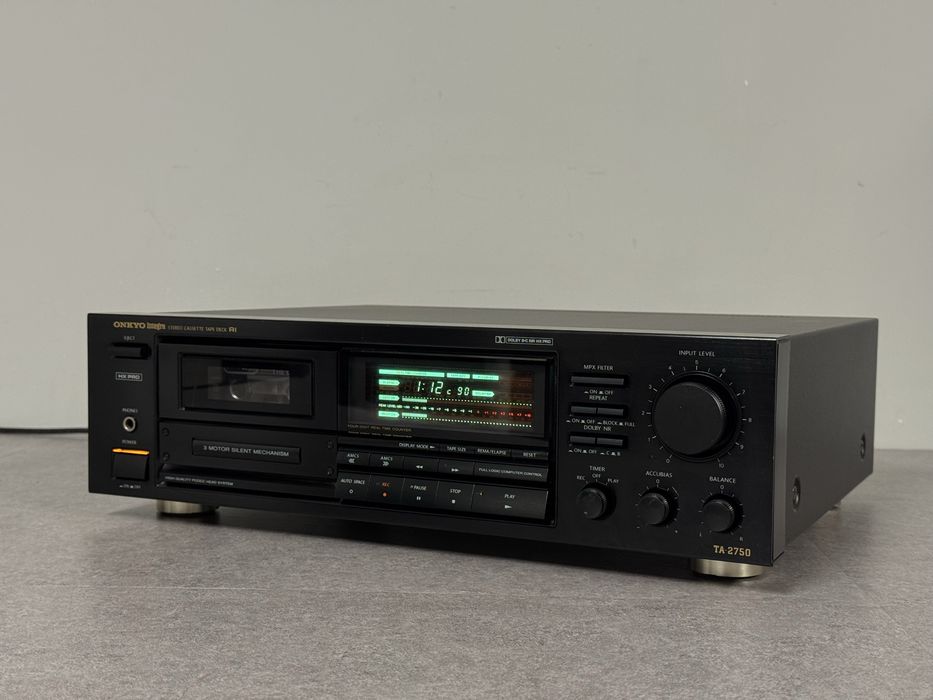 Magnetofon Onkyo TA-2750 po serwisie HX Pro bias Hi Fi stereo vintage