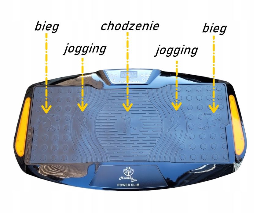 PLATFORMA WIBRACYJNA Wibrująca treningowa MASAŻER do ćwiczeń całego