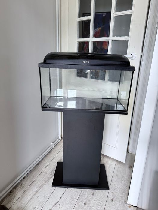 Akwarium 54l z pokrywą + filtr i grzałka