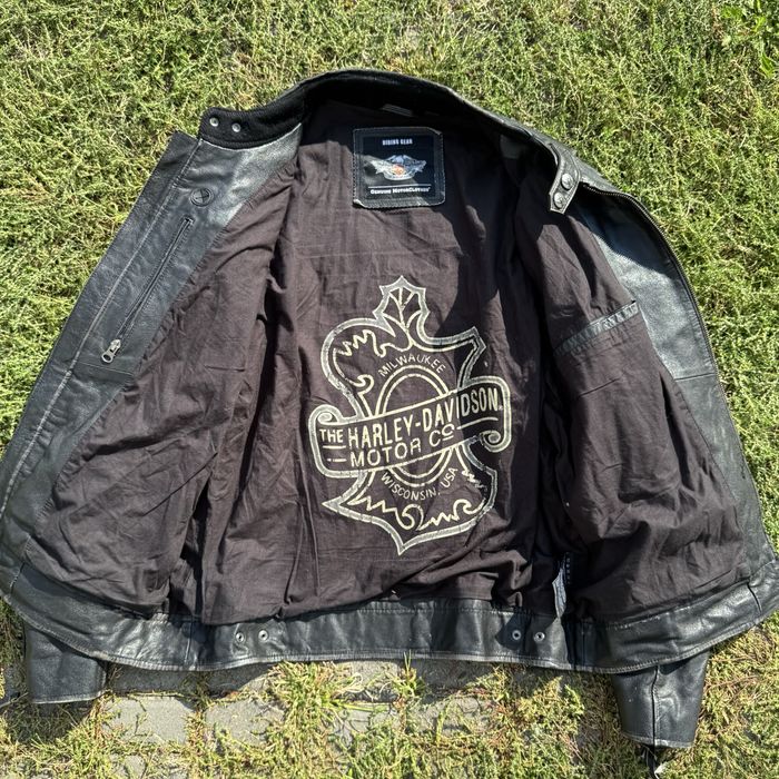 Кожаний бомбер harley davidson, vintage, archive, opium