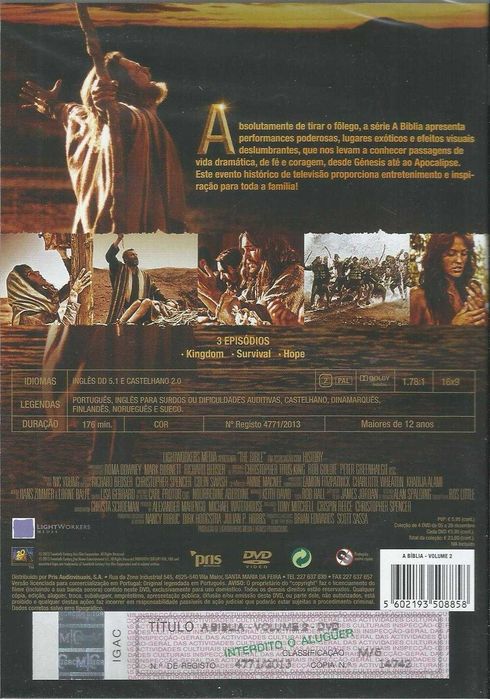 A Bíblia: A mini série épica (4 DVD) (2013)