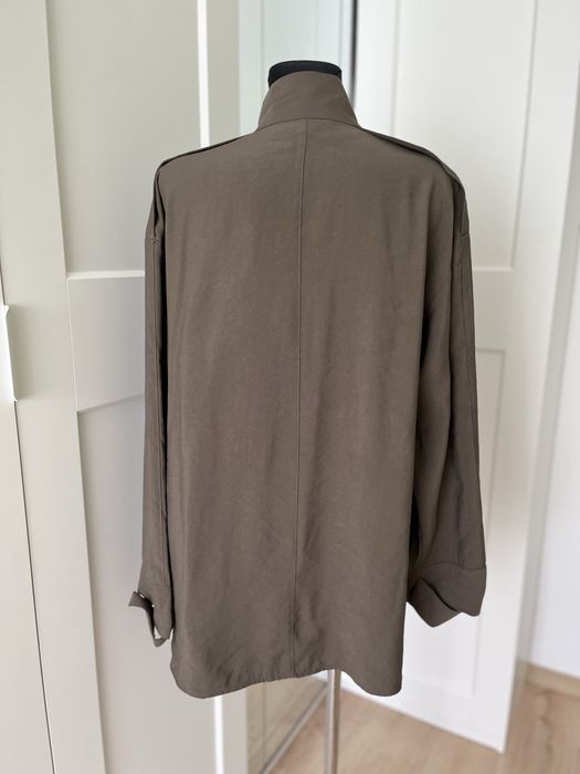 Koszula z wiskozy khaki H&M mama M
