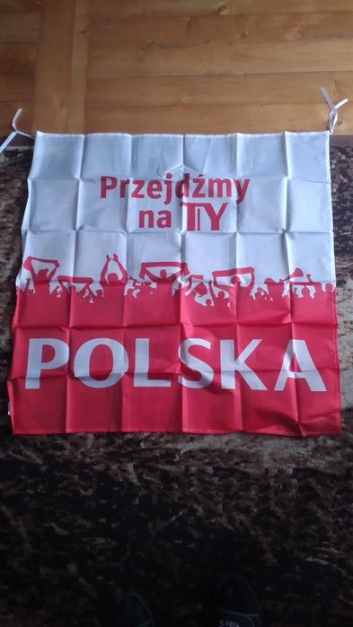 Flag Polski Tyskie 90x90 cm