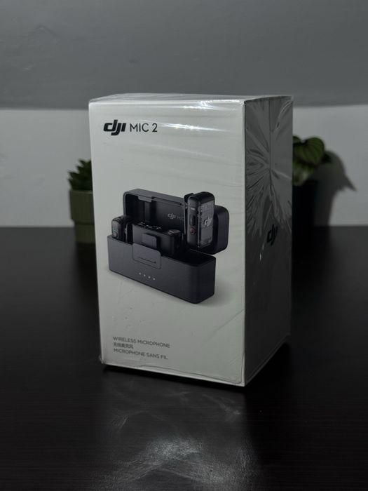 DJI Mic 2 (2 TX + 1 RX) – Stan Idealny, Komplet, Jak nowy!