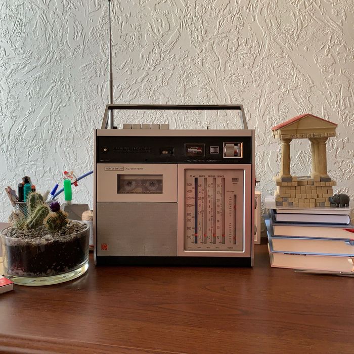 National Panasonic RQ - 235 TS 4 Band Radio Cassette рабочий (rq235ts)