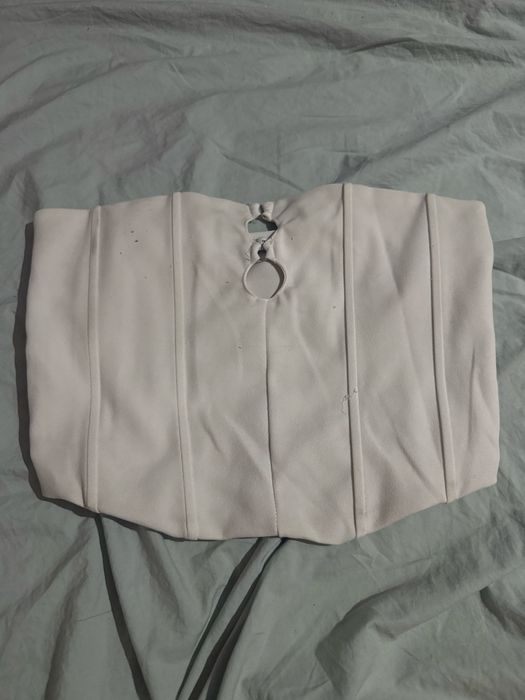 Corset branco bershka