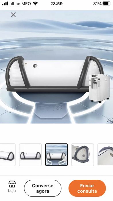 Câmara hiperbárica de oxigenoterapia