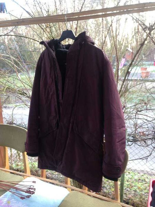 Damska kurtka Vistula Pierze i naturalny puch Jak Nowa BURGUND OKAZJA!