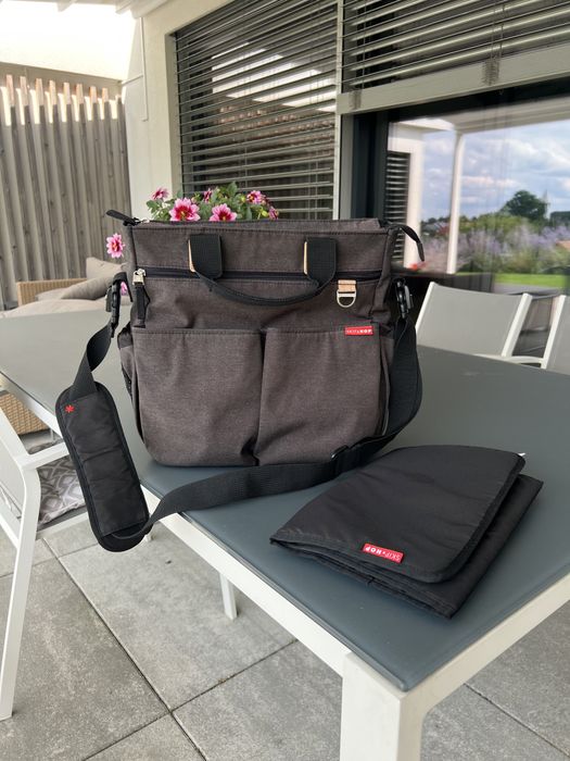 Skip Hop SkipHop Duo Signature torba do wózka Soft Slate szara