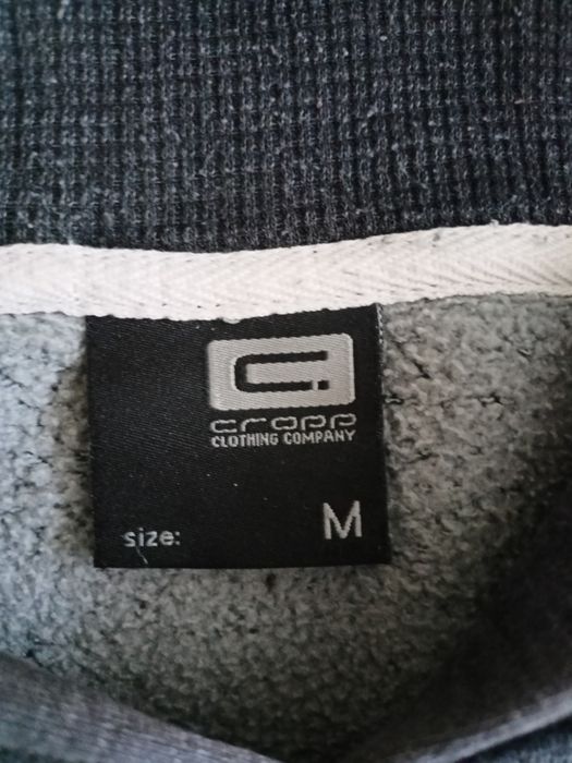 bluza z kapturem Cropp hoodie boxy baggy retro y2k