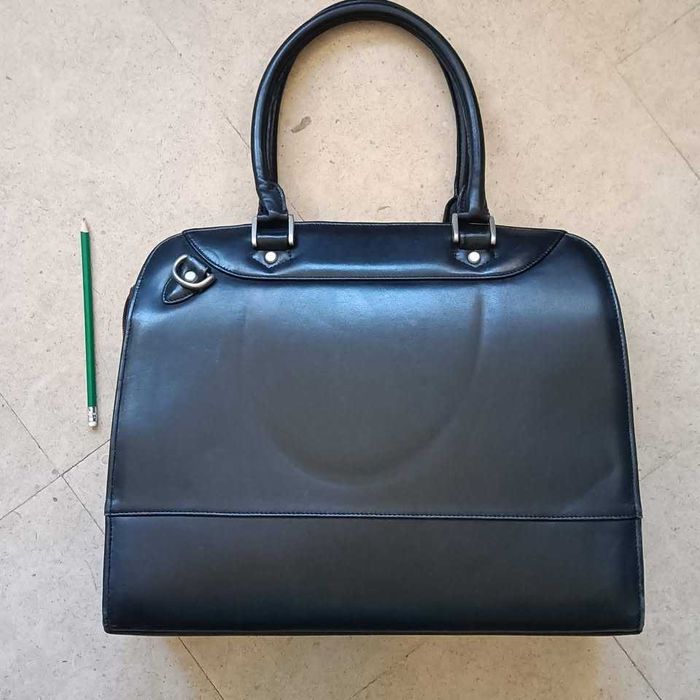 Mala de cabedal para computador