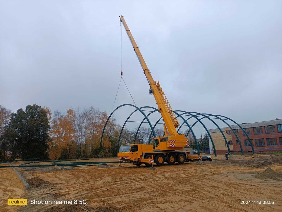 Usługi dźwigowe, dźwig, żuraw, 40t, 70t