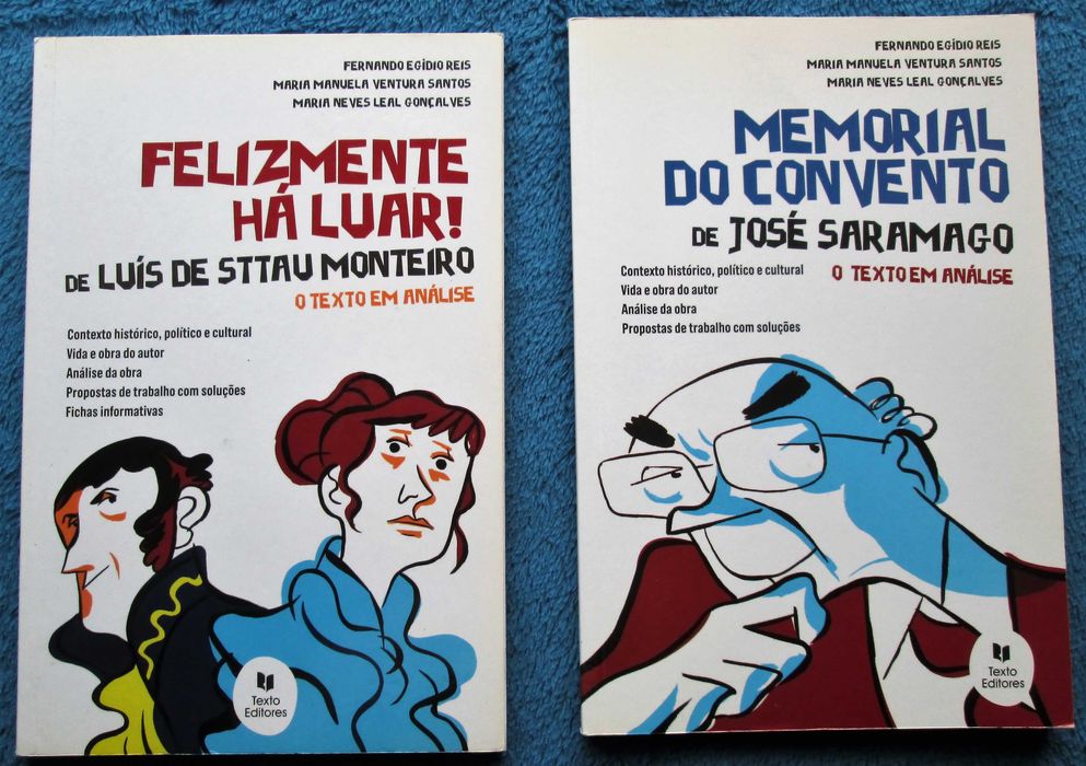 Livros apoio Exames nacionais + texto em análise