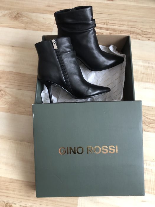 Botki skórzane damskie