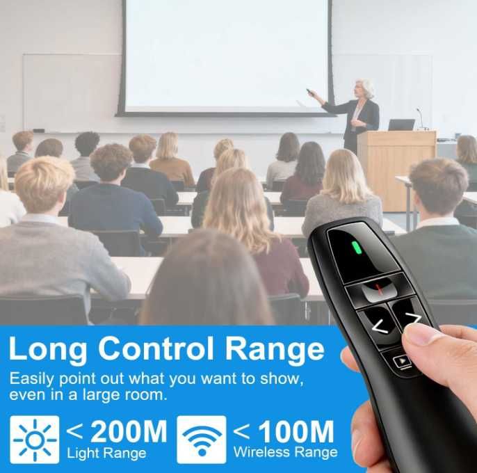 Apontador Presenter Passa Slides Power Point PPT WIFI