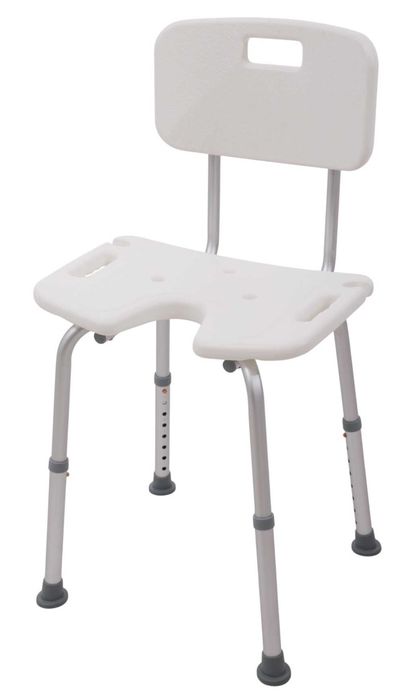 Стілець для душу зі спинкою на ніжках SC6015A