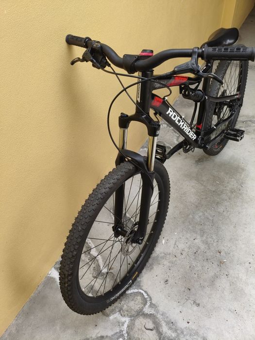 Bicicleta Rockrider ST530s 27.5", suspensão total, bom estado