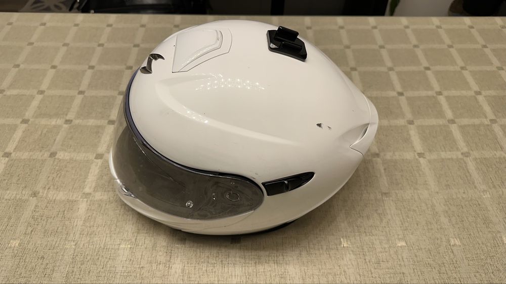 Kask szczekowy xl scorpion exo 920 z blenda i sluchawka bluetooth
