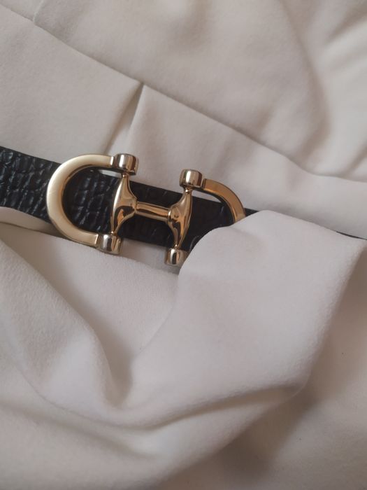 Massimo Dutti pasek XS skóra