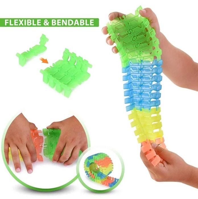 Pista colorida maleavel varias opcoes