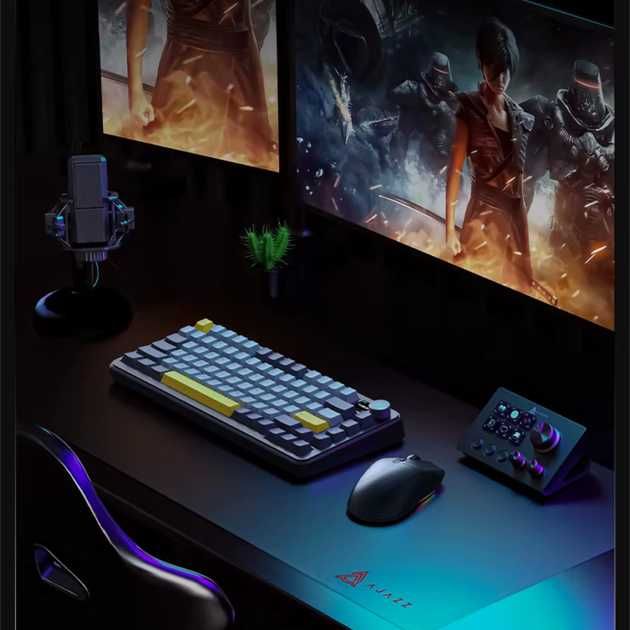 НОВА • Програмована міні-клавіатура •  панель Ajazz AKP03E BLACK