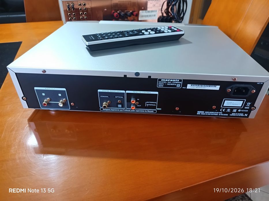 Leitor de cd Marantz CD 6005