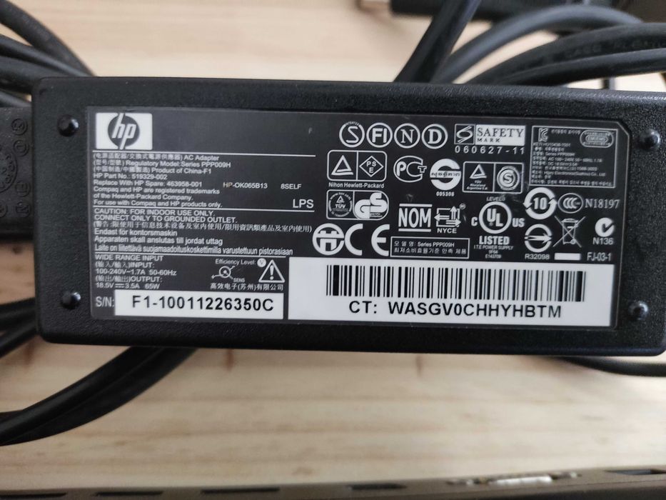 Docking station para portátil HP2570p e HP2560p e fonte de alimentação