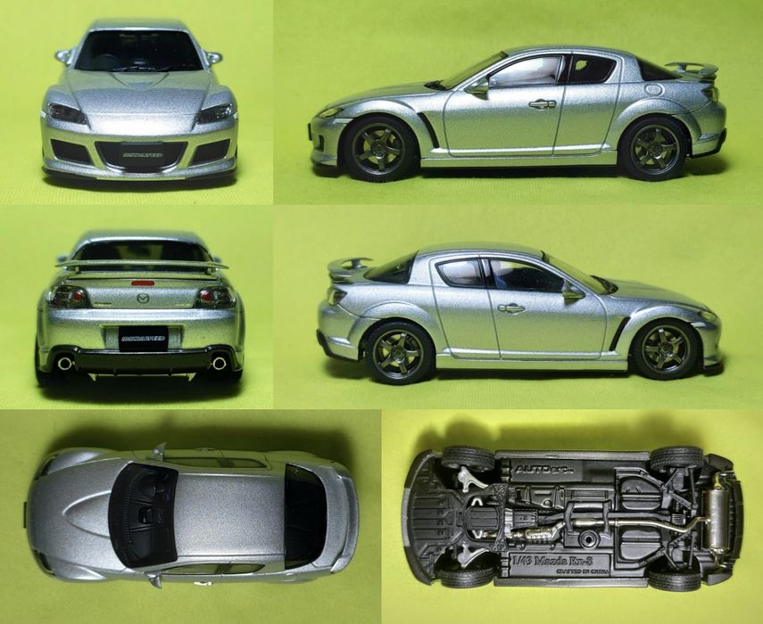 Модели 1/43 Mazda CX-7, Mazda Rx-8 Mazdaspeed (AUTOart)