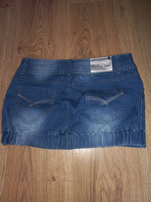 Jeansowa spodniczka mini